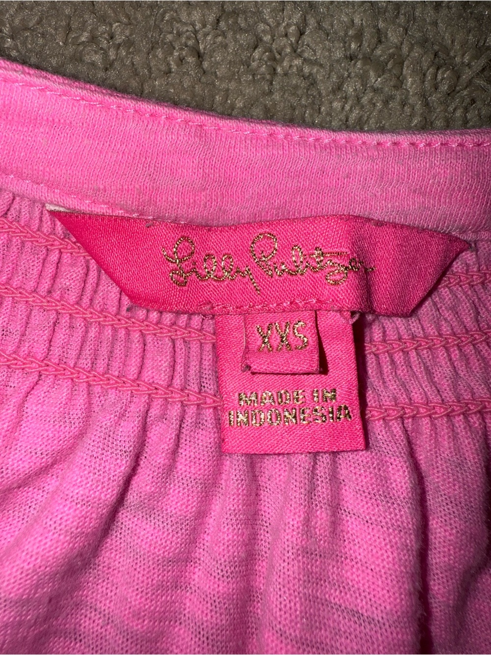 Lilly Pulitzer Pink Buttoned Top Size XXS - Picture 5 of 8